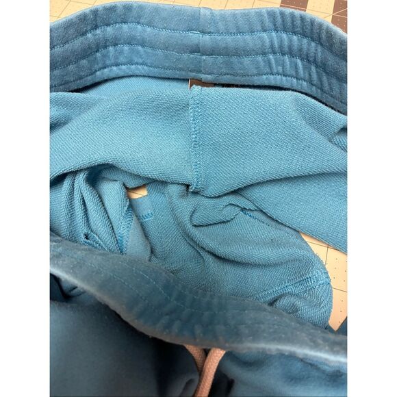 Adidas Cotton Pull-up Shorts in Blue Size L - Picture 9 of 9